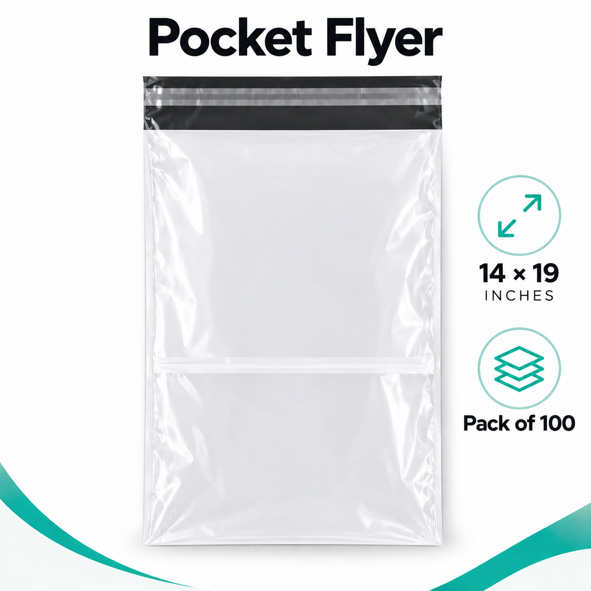 Pocket Flyer 14x19 Inches (Pack of 100)