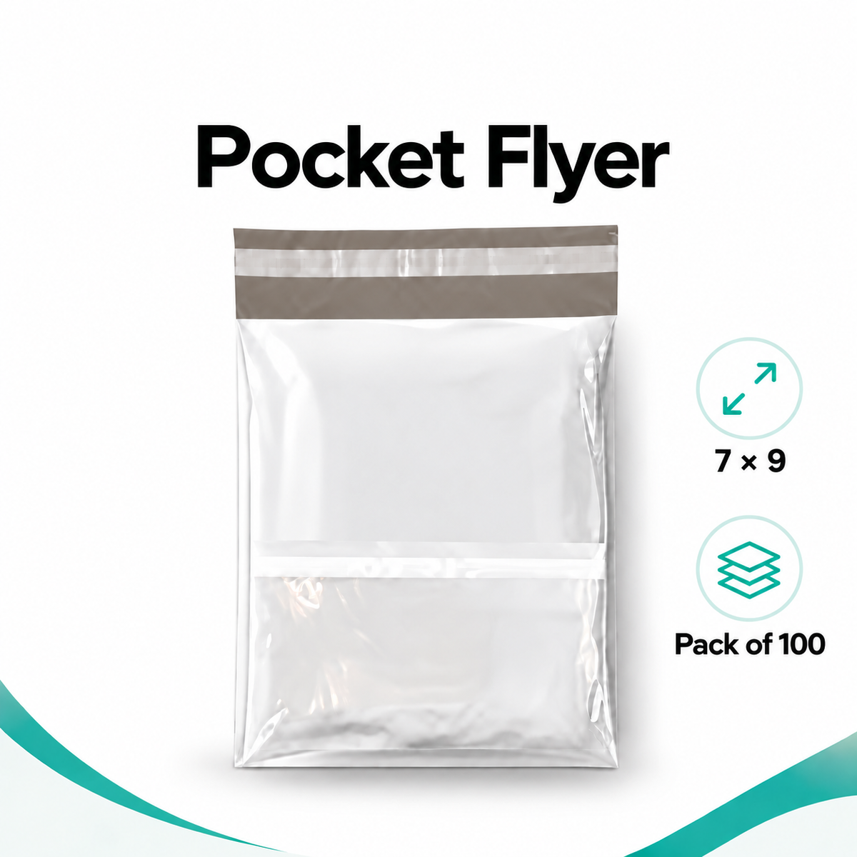 Pocket Flyer 7x9 Inches (Pack of 100)