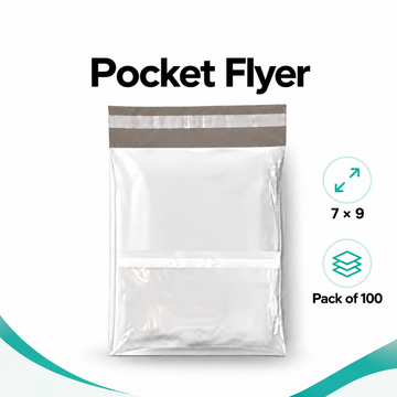 Pocket Flyer 7x9 Inches (Pack of 100)