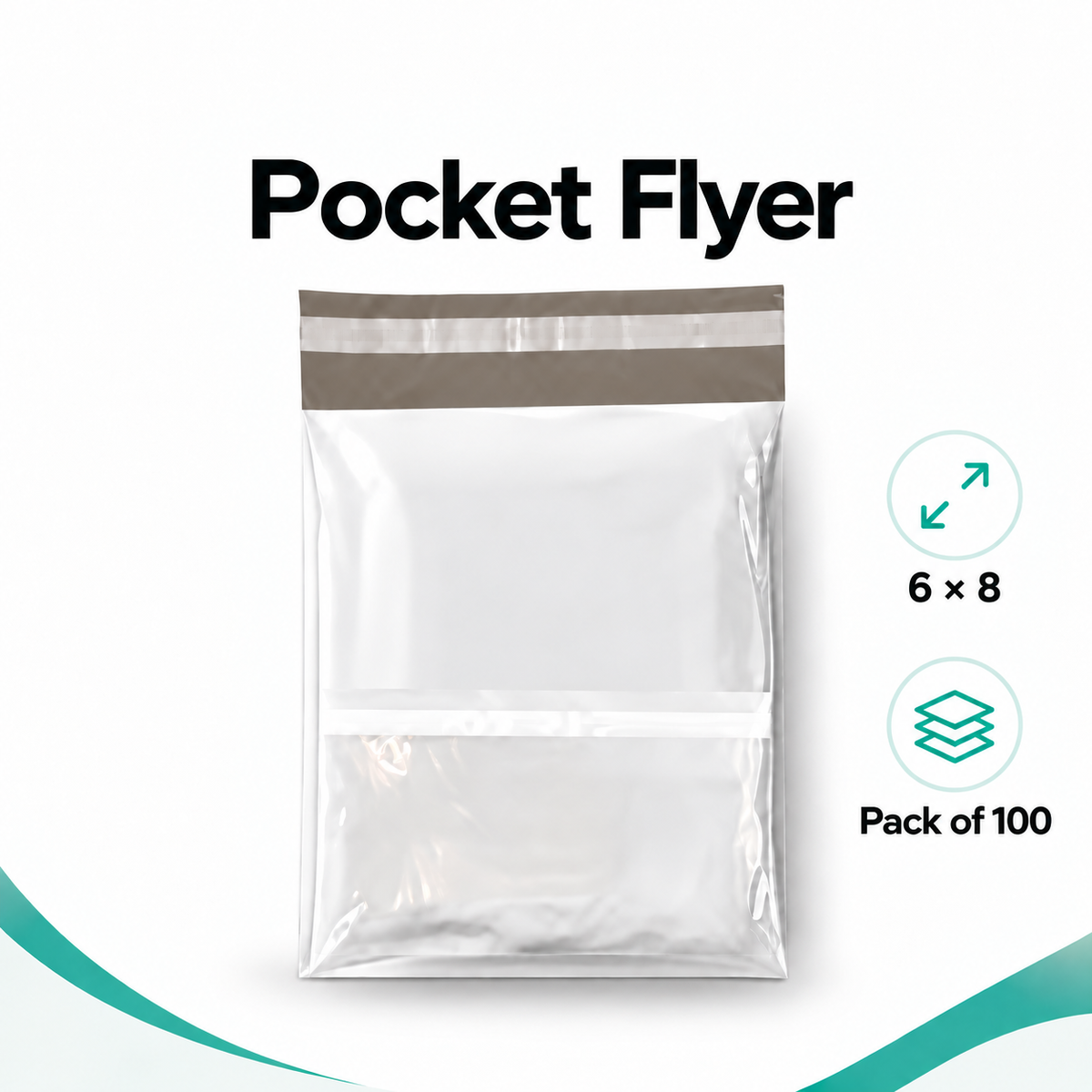 Pocket Flyer 6x8 Inches (Pack of 100)