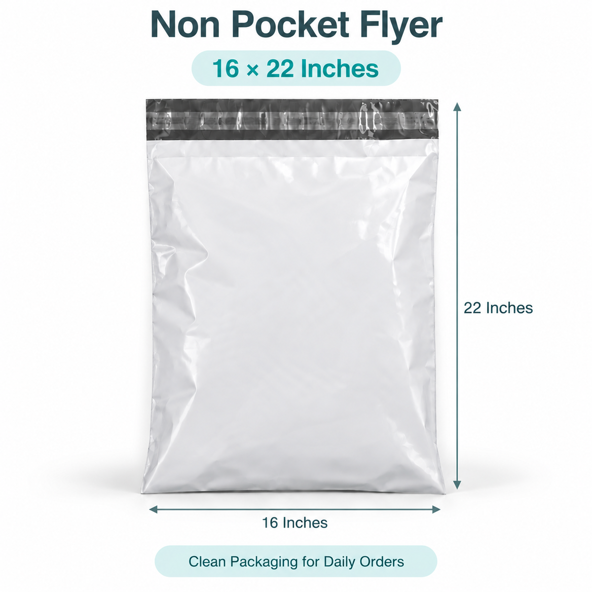 Non-Pocket Flyer 16x22 Inches (Pack of 100)