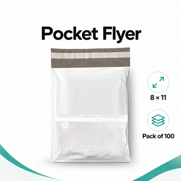 Pocket Flyer 8x11 Inches (Pack of 100)