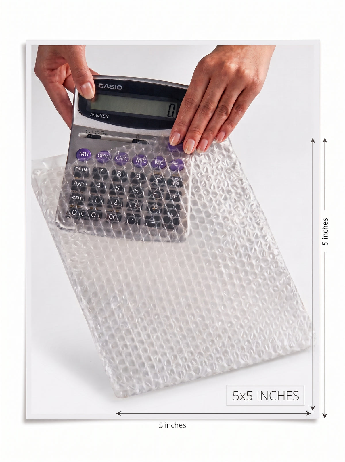 Bubble Pouch Bag 5x5 Inches (Pack of 100)