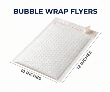 Bubble Wrap Flyers 10x12 Inches (Pack of 100)