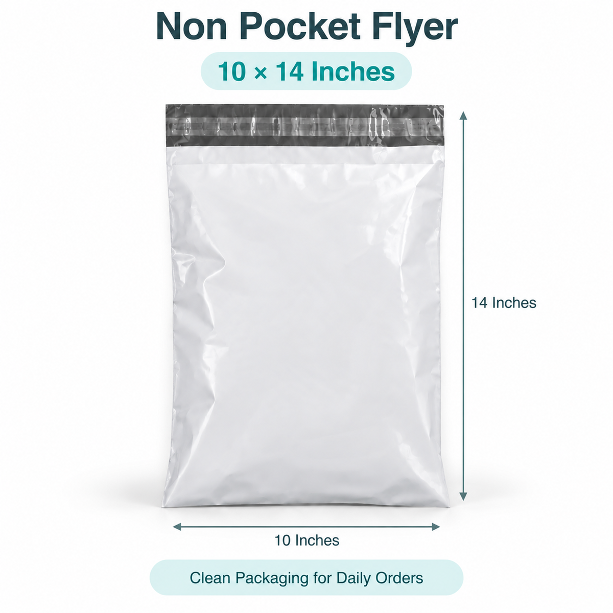 Non-Pocket Flyer 10x14 Inches (Pack of 100)