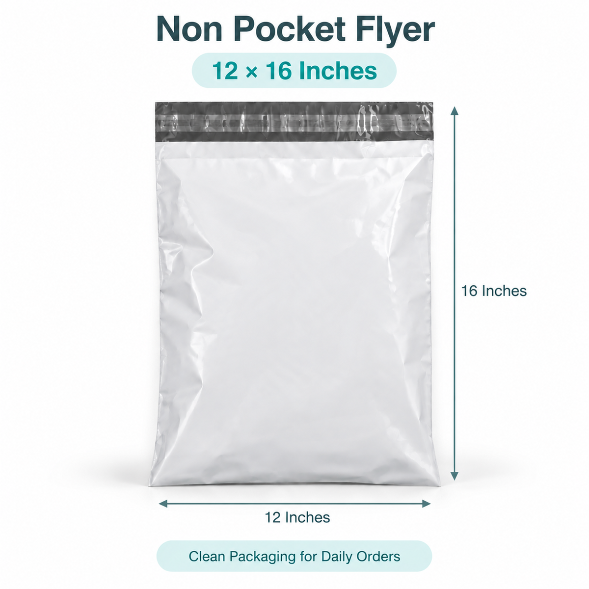 Non-Pocket Flyer 12x16 Inches (Pack of 100)