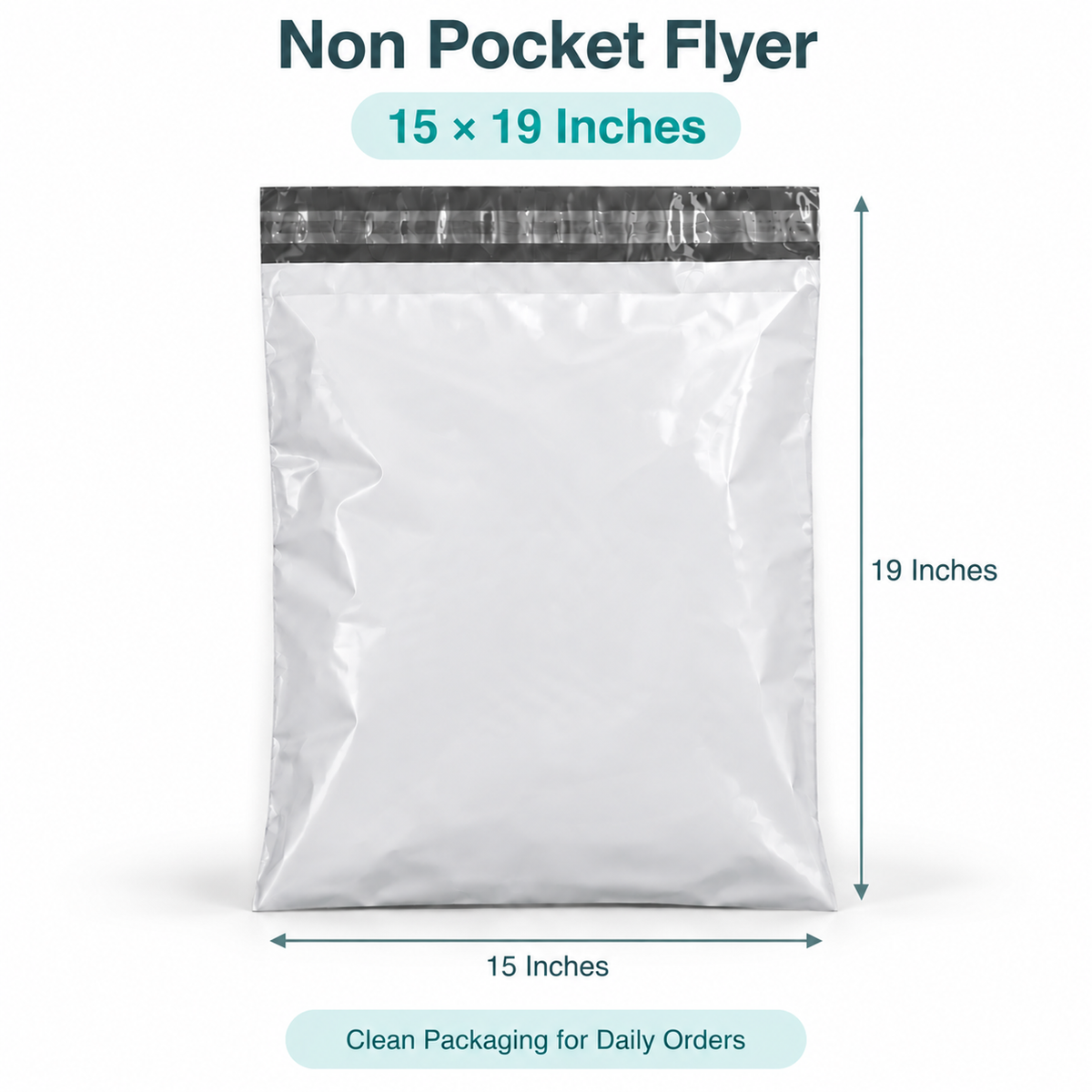Non-Pocket Flyer 15x19 Inches (Pack of 100)